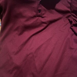 Men's Burgundy Polo Shirt